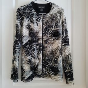 Frank Lyman Design Zip Up Jacket size 8